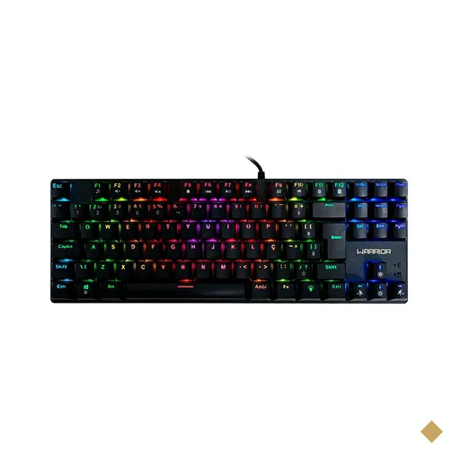 Teclado Gamer Mecânico Royal Cross Preto Warrior - TC312