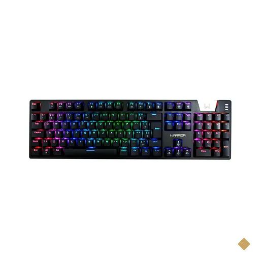 Teclado Gamer Mecânico Royal Score, Full Size, Blue Switch, ABNT2, RGB Preto…