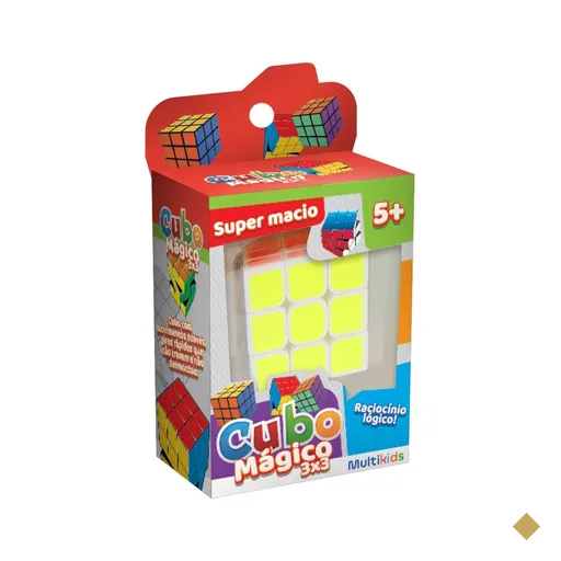 Jogo Cubo Mágico 3x3 Multikids - BR1779OUT [Reembalado]