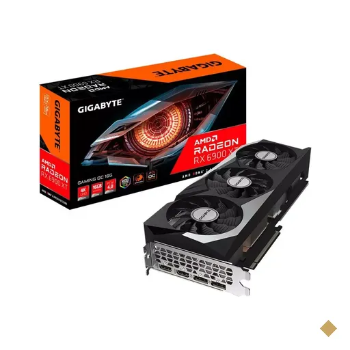 Placa de Vídeo Gigabyte Radeon RX 6900 XT Gaming OC 16GB GDDR6 256-bit PCI-E…
