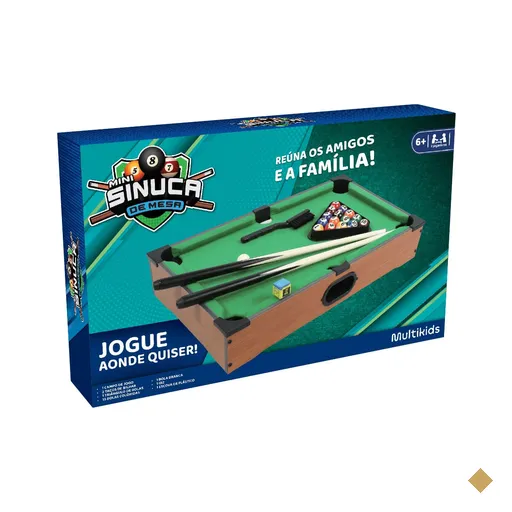 Jogo Mini Sinuca de Mesa Multikids - BR2074OUT [Reembalado]