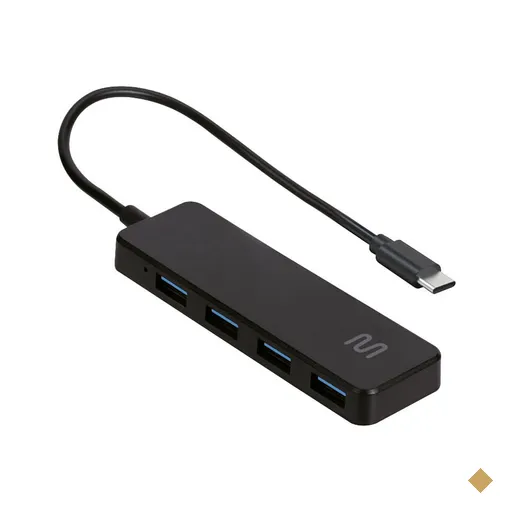 Adaptador Hub Tipo-C com 4 Portas Slim Multi - AC445