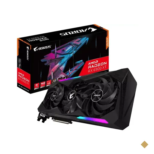 Placa de Vídeo Gigabyte AORUS Radeon RX 6900 XT MASTER 16GB GDDR6 256-bit…