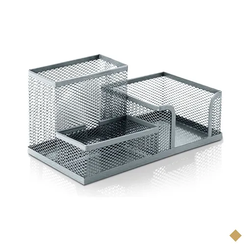 Organizador de Mesa Aramado Prata Keep - EI090OUT [Reembalado]