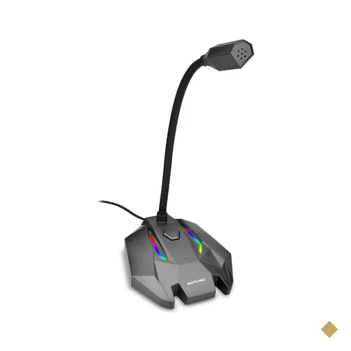 Microfone Gamer USB Com LED Multi - PH363OUT [Reembalado]