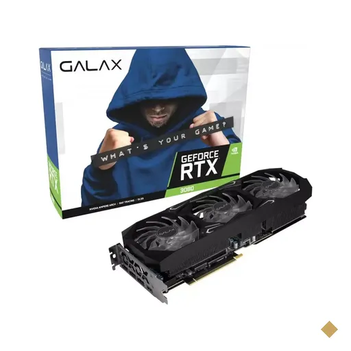 Placa de Vídeo GALAX GeForce RTX 3080 SG (1-Click OC) 12GB GDDR6X PCI-E 4.0…