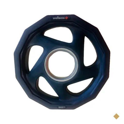 Anilha Olímpica Rubber com 5 Furos de 1.25kg Wellness - WK010OUT [Reembalado]