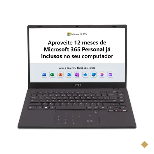 Notebook, Windows 11 Home, Tela 14 Pol, Processador Celeron N4020C, Memória…