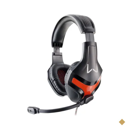 Headset Gamer Warrior Harve P2 Stereo Preto/Vermelho - PH101OUT [Reembalado]
