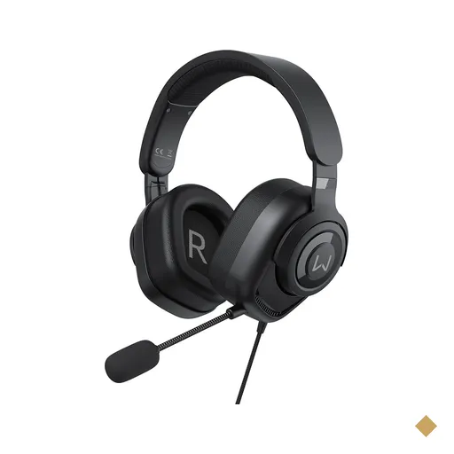 Headset Gamer Huginn Preto Warrior - PH701