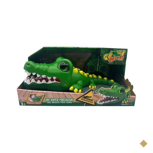 Crocodilo de Controle Remoto Crocky Attack Multikids - BR2255