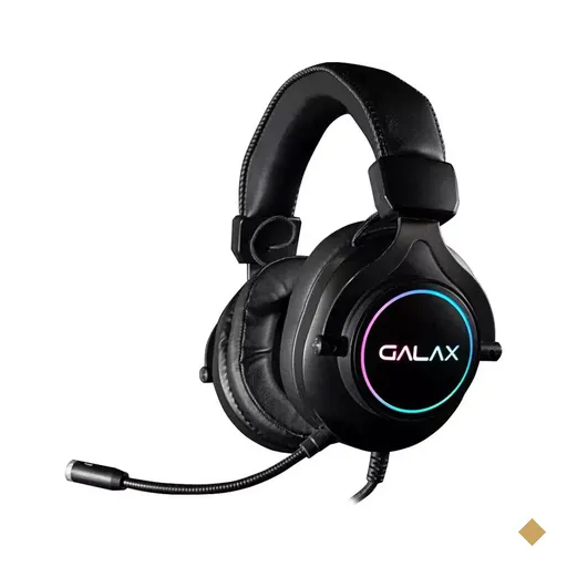 Headset GALAX Sonar-03 LED RGB SNR-03 7.1 Virtual Surround USB - Preto
