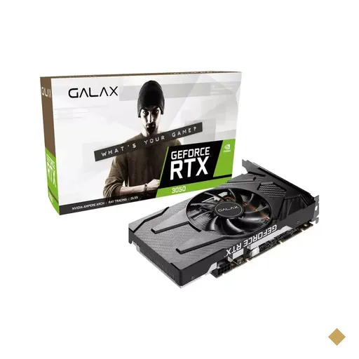 Placa de Vídeo GALAX GeForce RTX 3050 (1-Click OC) 8GB GDDR6 128-bit PCI-E 4.0…