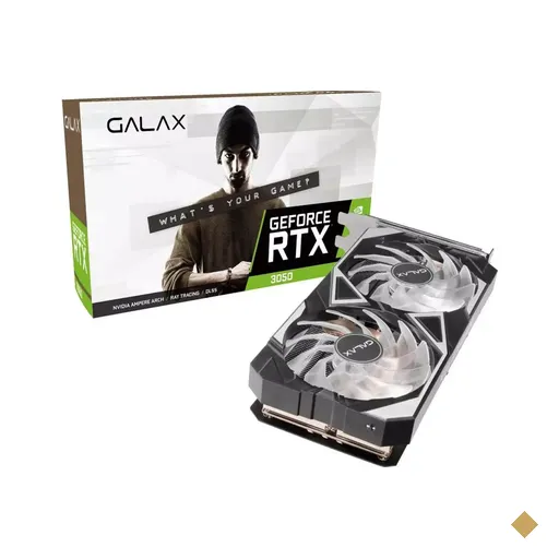 Placa de Vídeo GALAX GeForce RTX 3050 EX (1-Click OC) 8GB GDDR6 128-bit PCI-E…