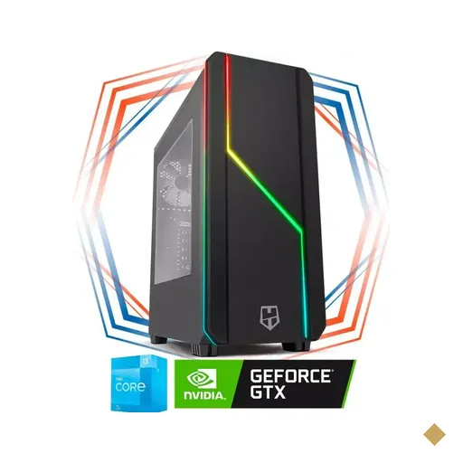 PC Gamer Glorious III Light Intel Edition (Intel Core i3-12100F Quad-Core, 8GB…