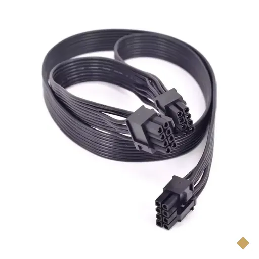 Cabo PCI-E 8 Pinos Duplo (6 + 2 Pinos) para Fonte Modular Corsair Série CX-M