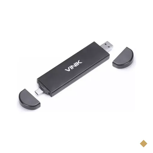 Case SSD M.2 USB 3.0 TIPO-C / USB 3.0 TIPO-A com Conexão Dupla – Vinik