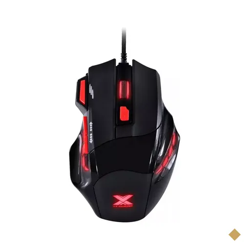 Mouse Vinik VX Gaming Black Widow GM102 Óptico 2400dpi LED USB Preto