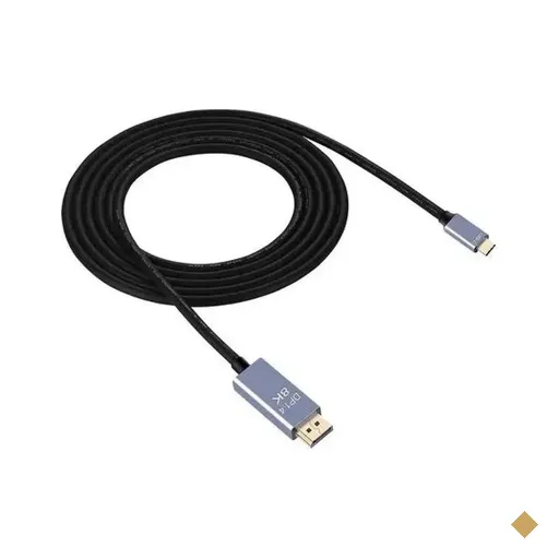Cabo Adaptador Conversor Thunderbolt 3 / USB Tipo-C (M) x DisplayPort (M) 2m…