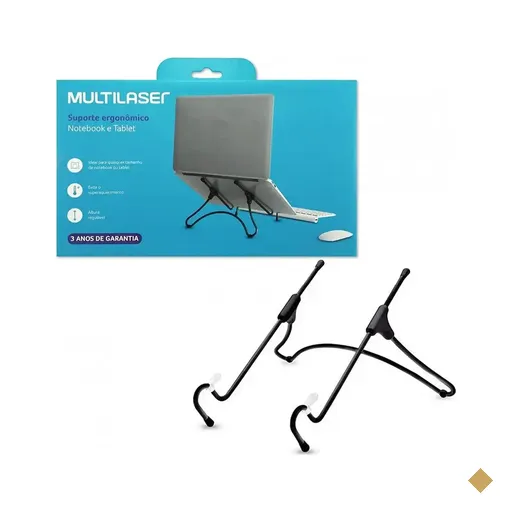 Suporte para Notebook Ergonomico com Regulagem de Altura - Multilaser