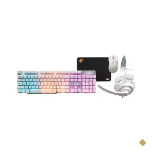Kit Teclado e Mouse OEX TM306 4x1 Combo Thunder com Headset e Mousepad