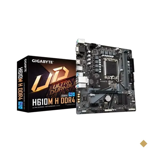 Placa Mãe Gigabyte H610M H DDR4 (LGA 1700/Intel H610/M.2)