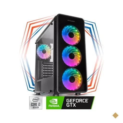 PC Gamer Blaze Light Intel Edition (Intel Core i3-10100F, 8GB DDR4-2666, Intel…