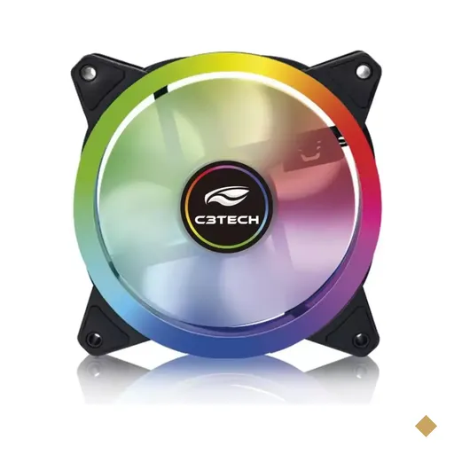 FAN Cooler C3Tech 120mm LED Ring RGB F7-L140M