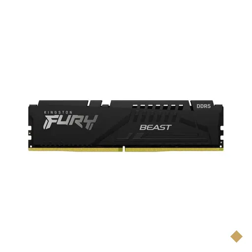 Memória Kingston Fury Beast 16GB DDR5 5200MHz, KF552C40BB-16