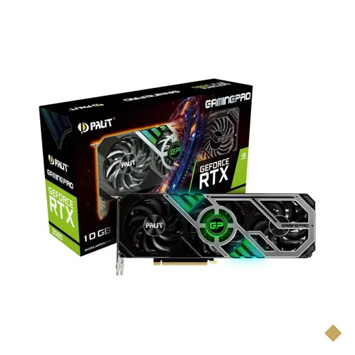 Placa de Vídeo Palit GeForce RTX 3080 GamingPro 10GB GDDR6X 320-bit PCI-E 4.0…