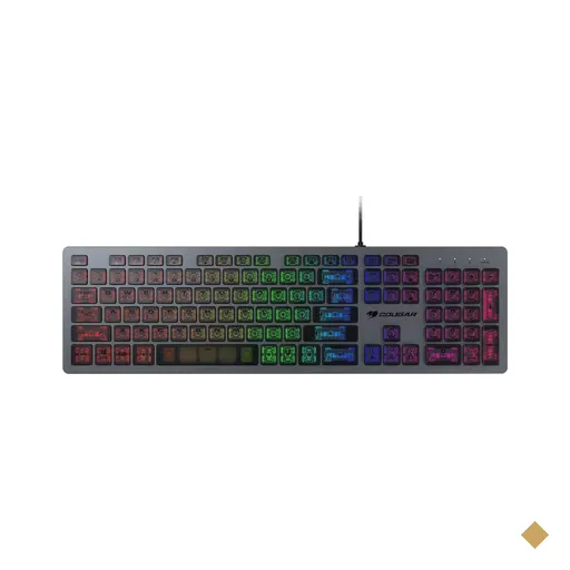 Teclado Cougar Vantar AX Scissor LED RGB Gaming USB Alumínio ABNT2