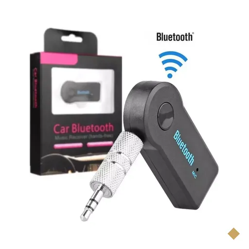 Adaptador Receptor Car BT-350 Bluetooth 5.0 P2 - Música/Chamada Telefone…