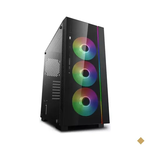 Gabinete DeepCool Matrexx 55 V3 ADD-RGB 3F, Vidro Temperado, 3 Fans 120mm RGB…