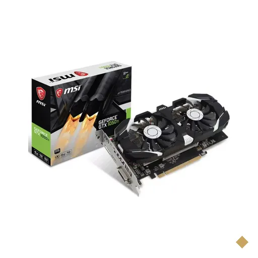 Placa de Vídeo MSI GeForce GTX 1050TI 4GT OC 4GB GDDR5 128-bit PCI-E 3.0 x16