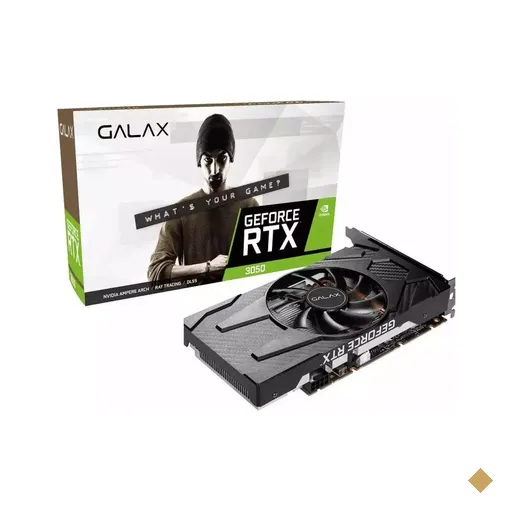 Placa de Vídeo GALAX GeForce RTX 3050 (1-Click OC) v2 8GB GDDR6 128-bit PCI-E…