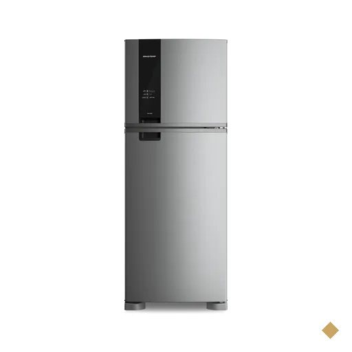 Geladeira Duplex Frost Free 461 Litros A+++ Cor Inox com Tecnologia Turbo…