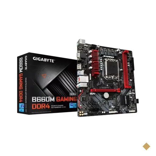 Placa Mãe Gigabyte B660M Gaming DDR4 (LGA 1700/Intel B660/M.2)