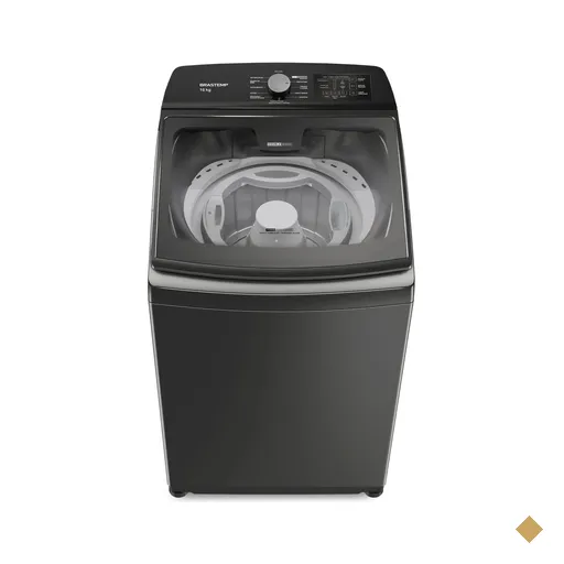Máquina de Lavar Brastemp 16kg Titânio com Tecnologia Double Wash e Ciclo…