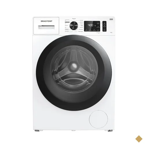 Lavadora Brastemp 9Kg Branca com Smart Sensor, Tira Manchas Pro e Motor…