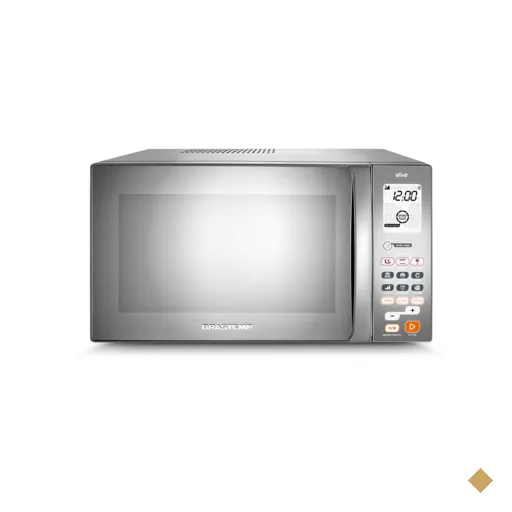 Micro-ondas Brastemp 38 Litros cor Inox Espelhado com Grill - BMJ38AR