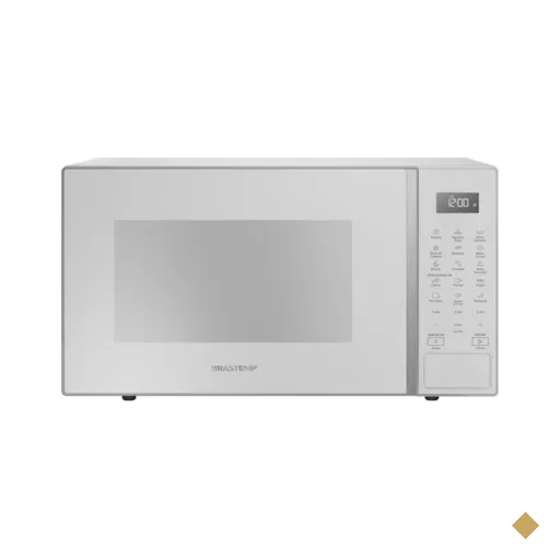 Micro-ondas Brastemp 32 Litros Branco com Menu Gourmet - BMS46AB