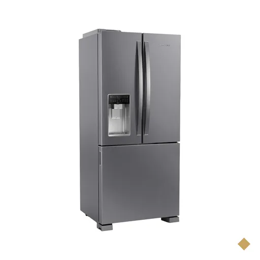 Geladeira Frost Free Brastemp French Door 515 Litros Inox com Água e Gelo na…
