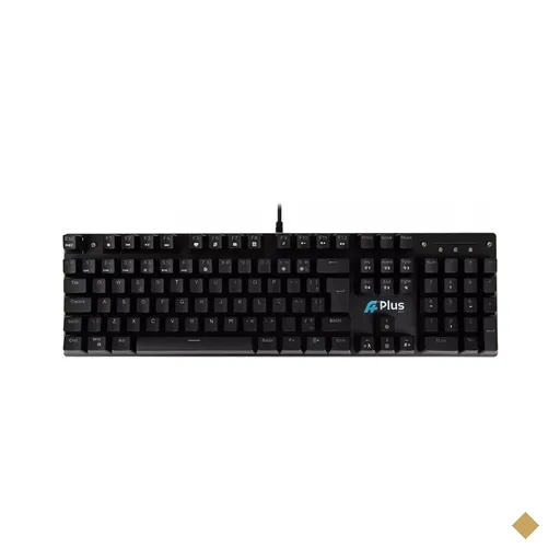 Teclado Mecânico A+Plus Tech Khan LED RGB Rainbow com Switch Outemu Blue ABNT2