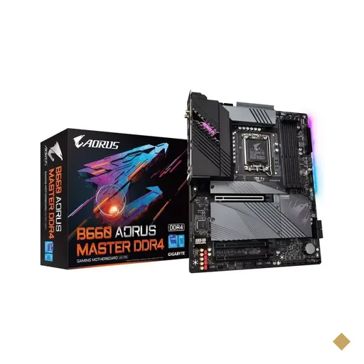 Placa Mãe Gigabyte B660 Aorus Master DDR4 (LGA 1700/Intel B660/M.2/Wi-Fi 6…