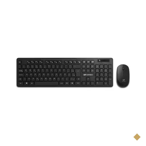 Kit Teclado e Mouse C3Tech K-W20BK Wireless