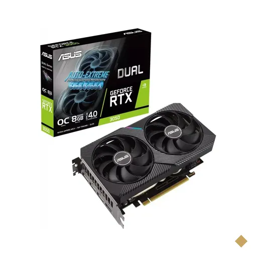 Placa de Vídeo ASUS GeForce RTX 3050 OC Edition 8GB GDDR6 128-bit PCI-E 4.0 x16