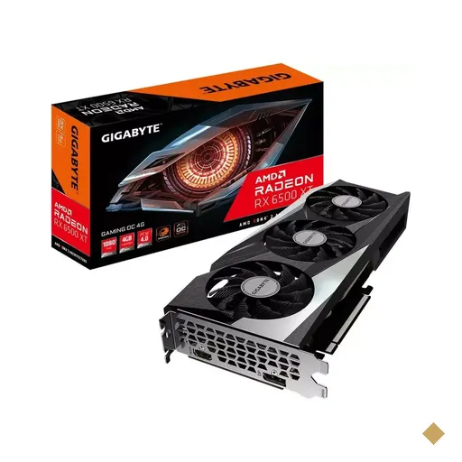 Placa de Vídeo Gigabyte AMD Radeon RX 6500 XT Gaming OC 4GB GDDR6 64-bit PCI…