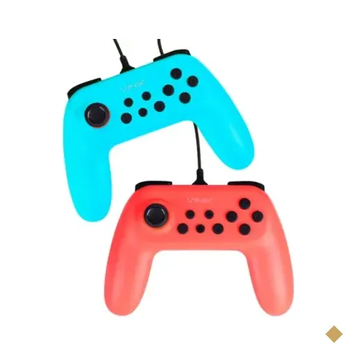 Kit 2 Controles Usb Switch/nintendo Switch - Vinik Ns Color