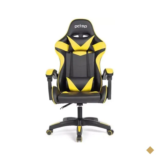 Cadeira Gamer PCTOP Strike 1005 Amarela/Preta