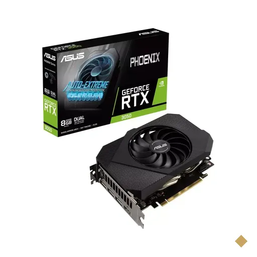 Placa de Vídeo ASUS GeForce RTX 3050 Phoenix 8GB GDDR6 128-bit PCI-E 4.0 x16